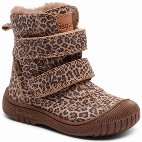 Bisgaard Ellis Boots Leopard Cheap Kids Winter Footwear