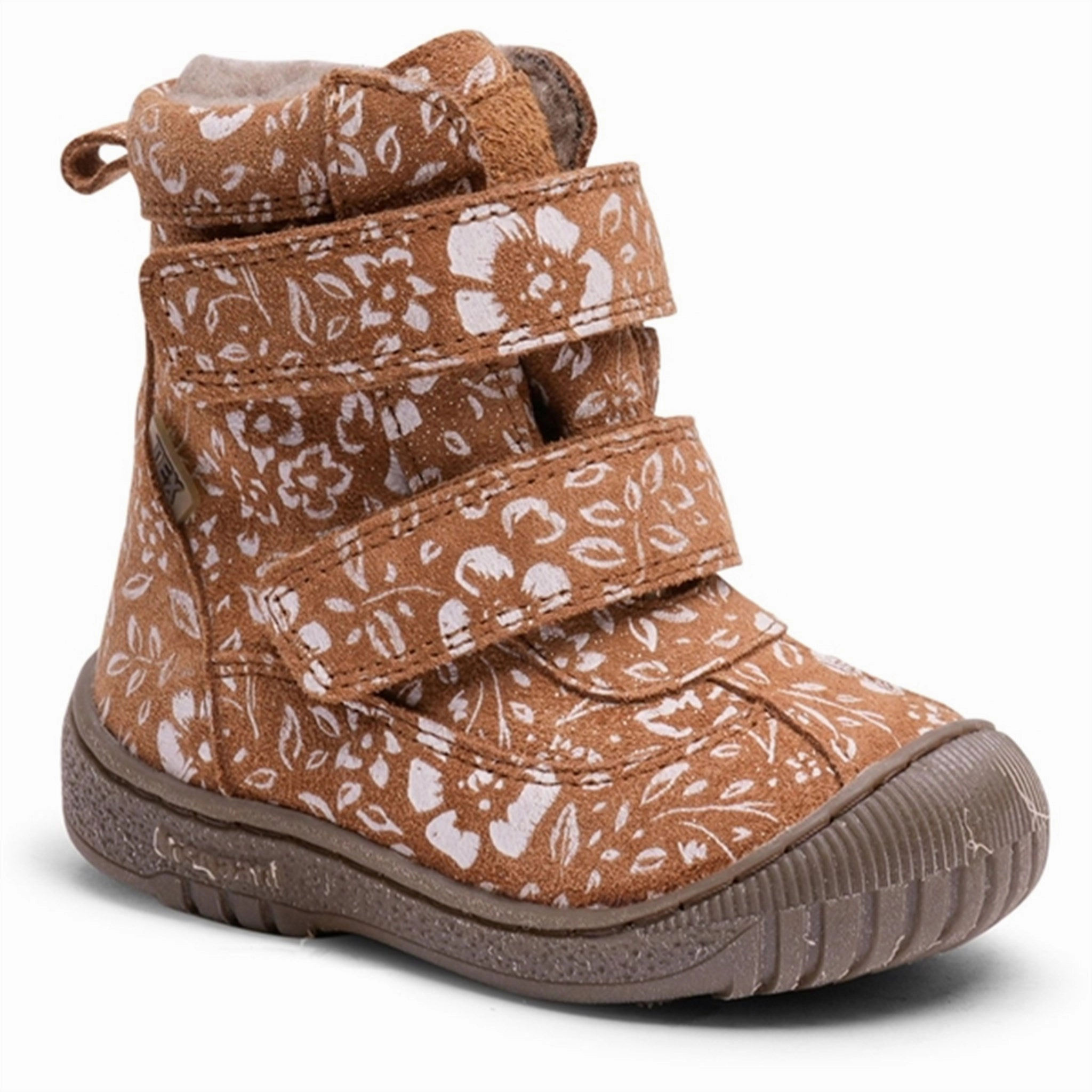 Bisgaard Ellis Tex Boots Brandy Flowers Cheap Kids Winter Footwear