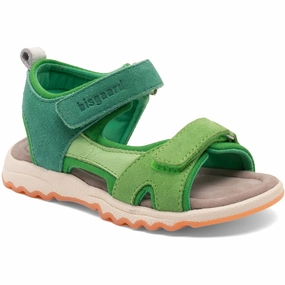 Bisgaard Forest Green Coco Sandal Kids Open Sandals cheap sale