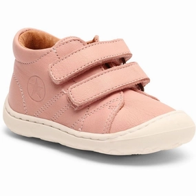Bisgaard Hale First Step Shoe Rose Beginner Shoes With Velcro Kids promo