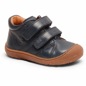 Bisgaard Hale V Starter Shoes Dark Blue Beginner Shoes With Velcro Kids promo
