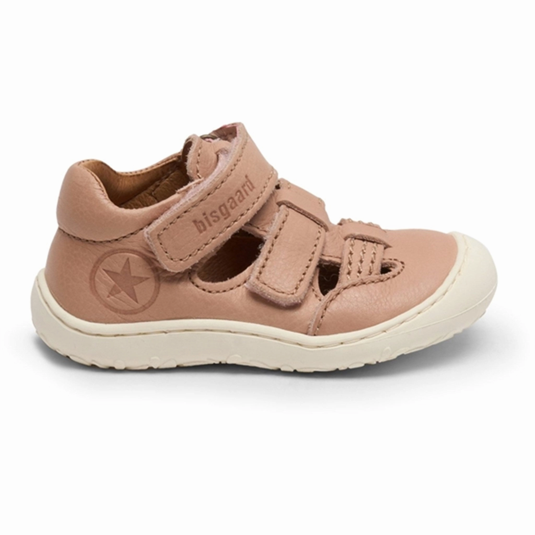 Bisgaard Hana Starter Shoes Nude Kids Closed Toe Sandals promo
