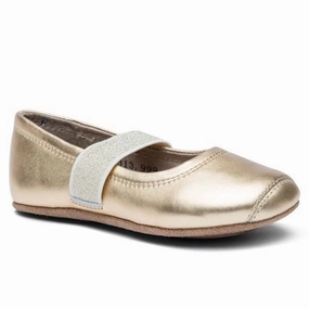 Bisgaard Indoor Ballet Shoes 12313 (gold) House Slippers for Kids on sale