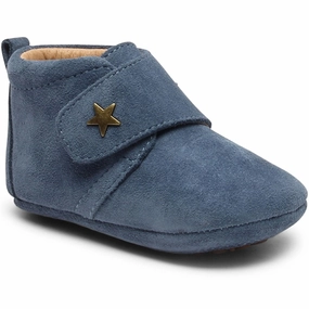 Bisgaard Indoor Shoes Baby Star Blue House Slippers for Kids on sale