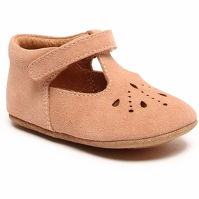 Bisgaard Indoor Shoes Bloom Peach House Slippers for Kids on sale