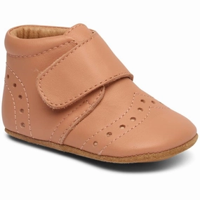 Bisgaard Indoor Shoes Velcro Petit Nude House Slippers for Kids on sale