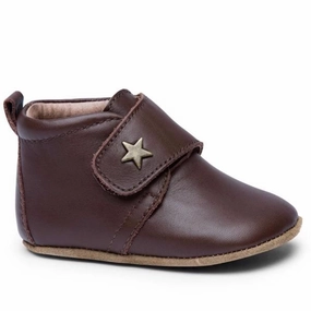 Bisgaard Indoor Shoes Velcro Star 12301 (brown) House Slippers for Kids on sale