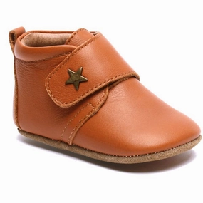 Bisgaard Indoor Shoes Velcro Star 12301 (cognac) House Slippers for Kids on sale