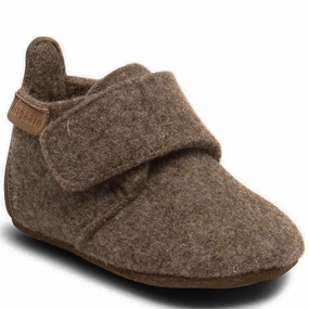 Bisgaard Indoor Shoes Wool Camel Wool Slippers Kids clearance