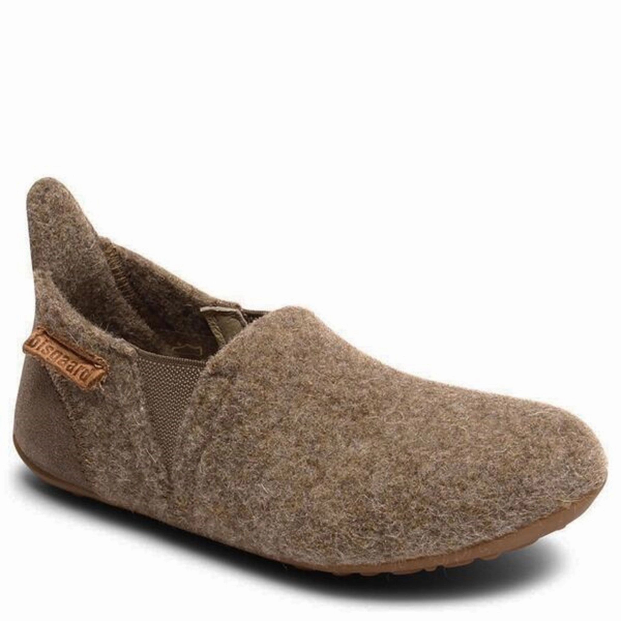 Bisgaard Indoor Shoes Wool Velcro Camel Wool Slippers Kids clearance