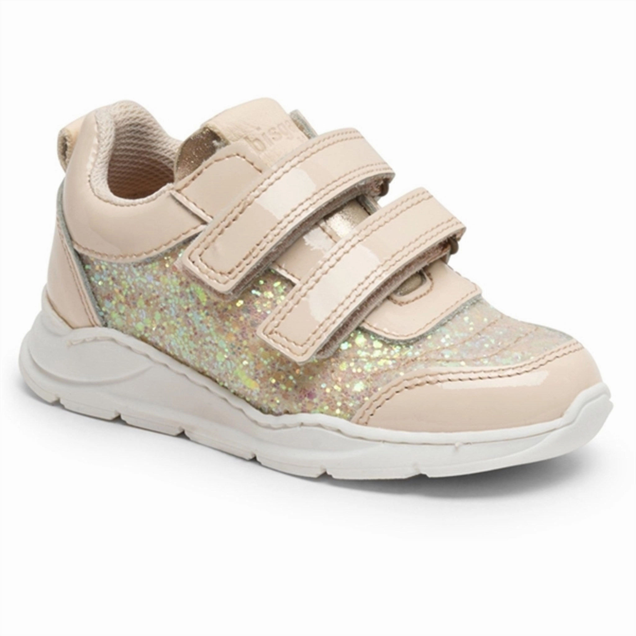 Bisgaard Jess Velcro shoe Patent Vanilla Kids Velcro Sneakers discount