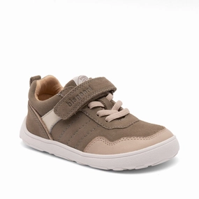 Bisgaard Khaki Barefoot Baloo Velcro Shoe Kids Sneakers with Laces sale