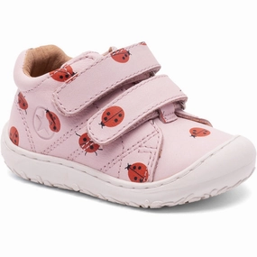 Bisgaard Lady Bugs Barefoot Hale V First Step Shoe Beginner Shoes With Velcro Kids promo