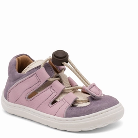 Bisgaard Lavender Barefoot Fletcher Sandal Kids Closed Toe Sandals promo