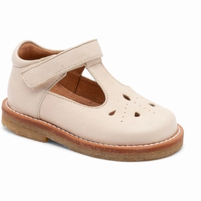 Bisgaard Linen Noelle First Step Shoe Beginner Shoes With Velcro Kids promo