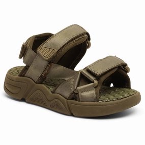 Bisgaard Louis S Sandal Army Kids Open Sandals cheap sale