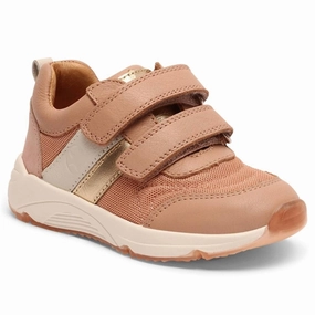 Bisgaard Matti S Velcro Shoe Rose Kids Velcro Sneakers discount