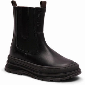 Bisgaard Mila Lamb Boots Black Winter Boots for Kids on sale
