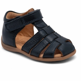 Bisgaard Navy Carly Sandal Kids Closed Toe Sandals promo