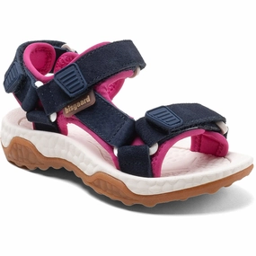 Bisgaard Navy Raden Sandal Kids Open Sandals cheap sale