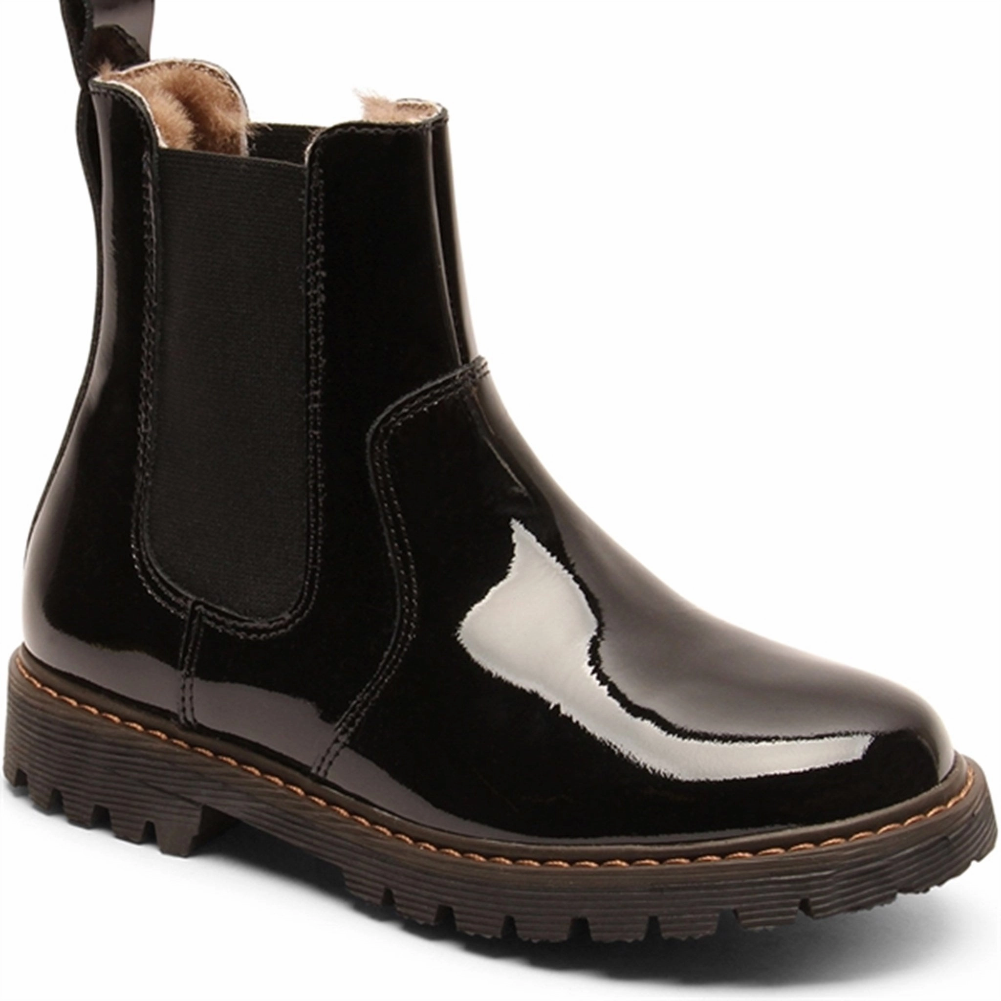 Bisgaard Neel Boots Black Patent Winter Boots for Kids on sale