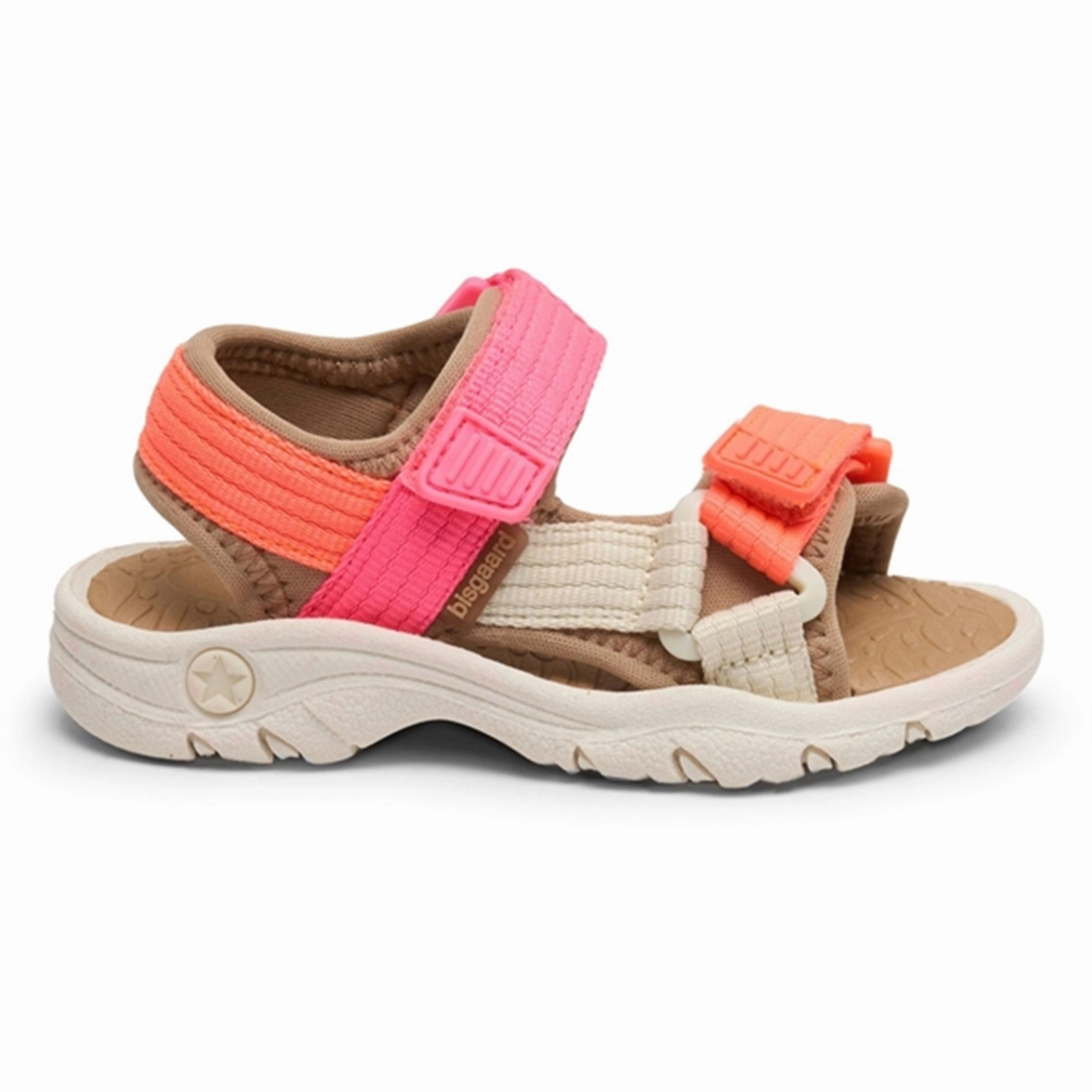 Bisgaard Nico Sandal Pink Kids Open Sandals cheap sale