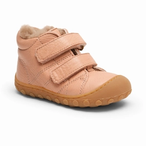 Bisgaard Nude Hale V Lamb Beginner shoes Beginner Shoes With Velcro Kids promo