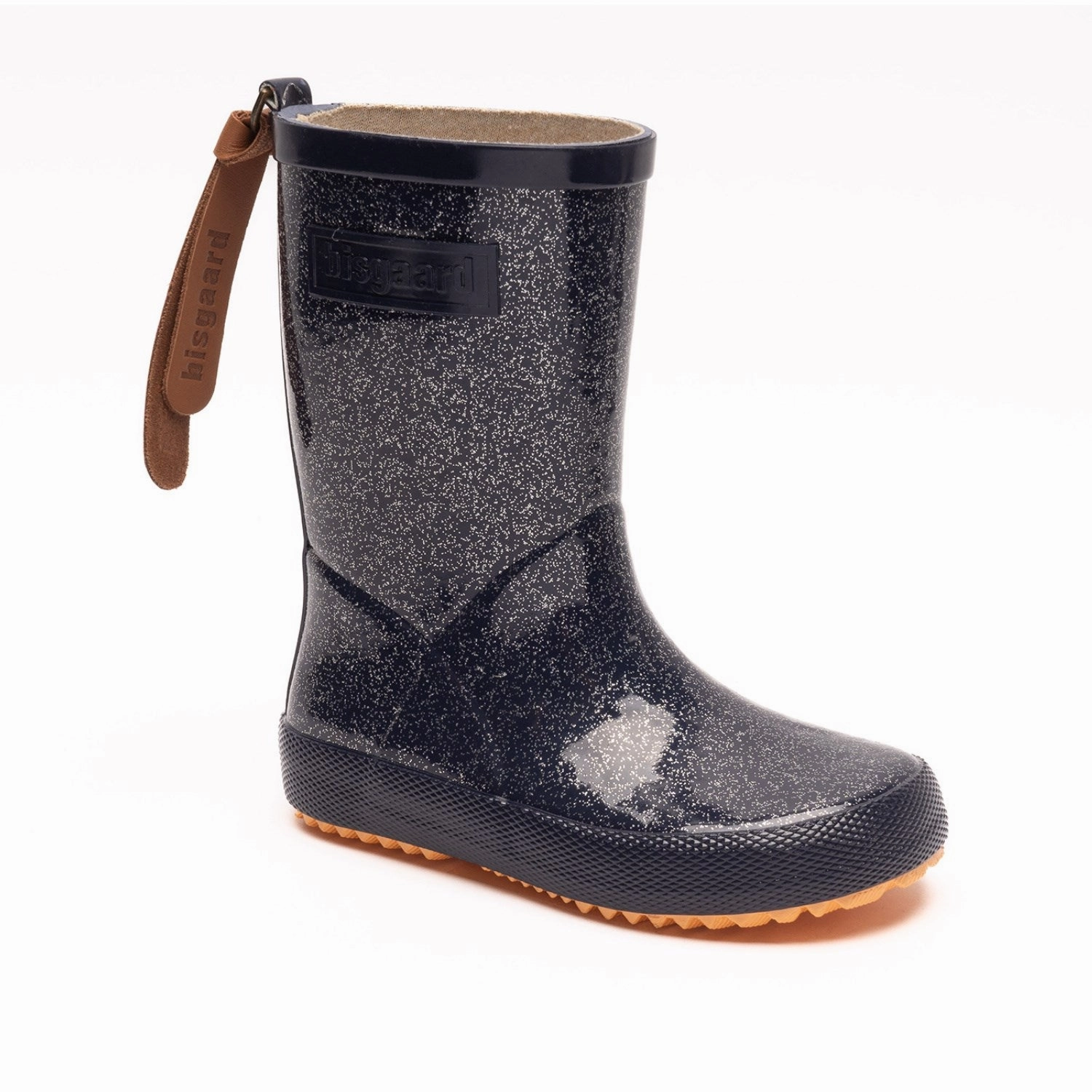 Bisgaard Ocean Glitter Fashion Rubber Boots Kids Rain Boots with free shipping