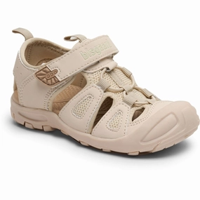 Bisgaard Parker Velcro Sandal Off White Kids Closed Toe Sandals promo