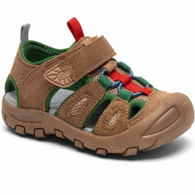 Bisgaard Peanut Brown Trine Kjr X Herbert Velcro Shoe Kids Closed Toe Sandals promo