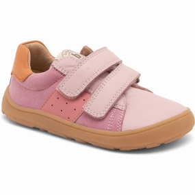 Bisgaard Pink Barefoot Ricco Velcro Shoe Kids Velcro Sneakers discount