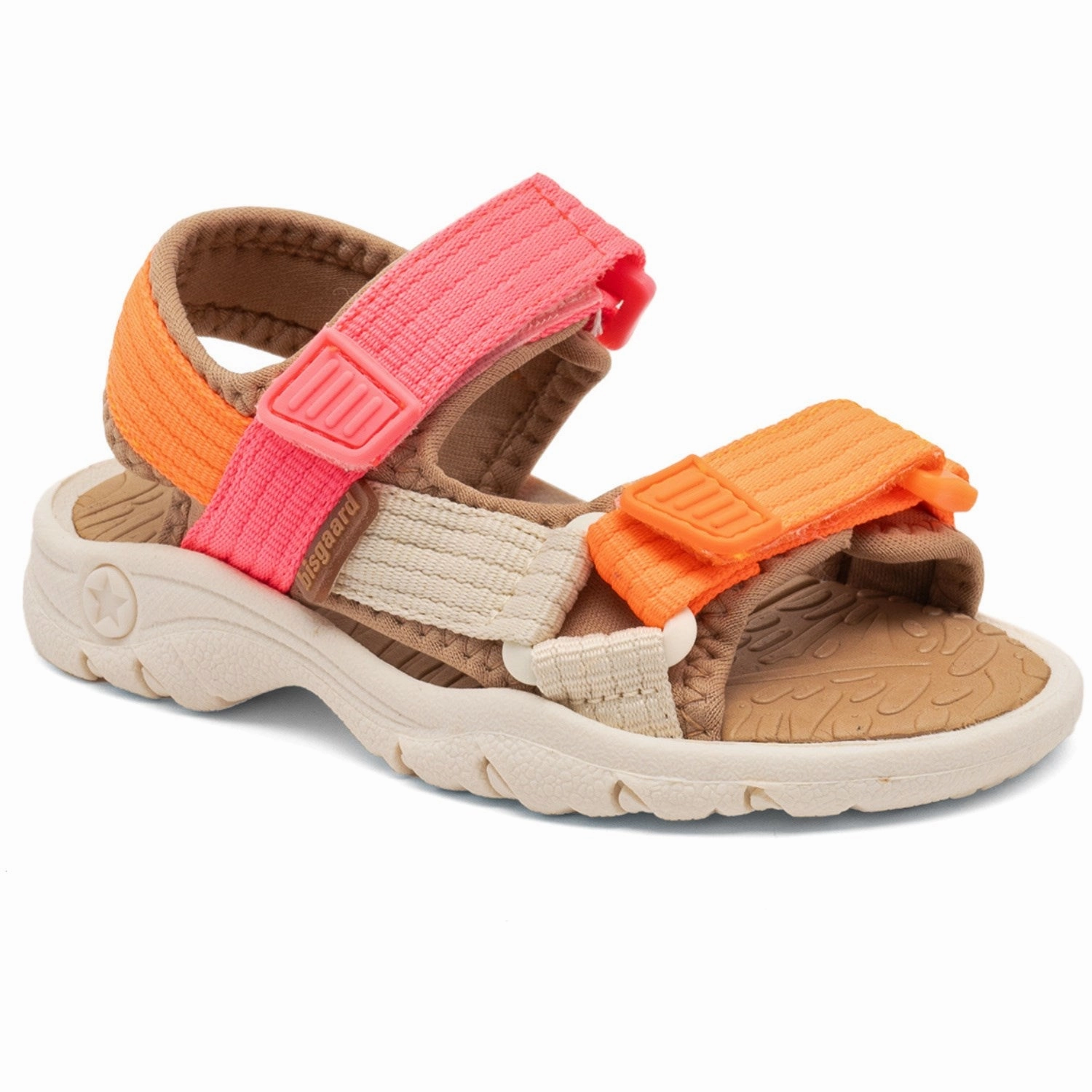 Bisgaard Pink Nico Sandal Kids Open Sandals cheap sale