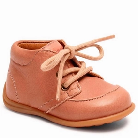 Bisgaard Prewalker Gerle Nude Beginner Shoes With Laces Kids deal