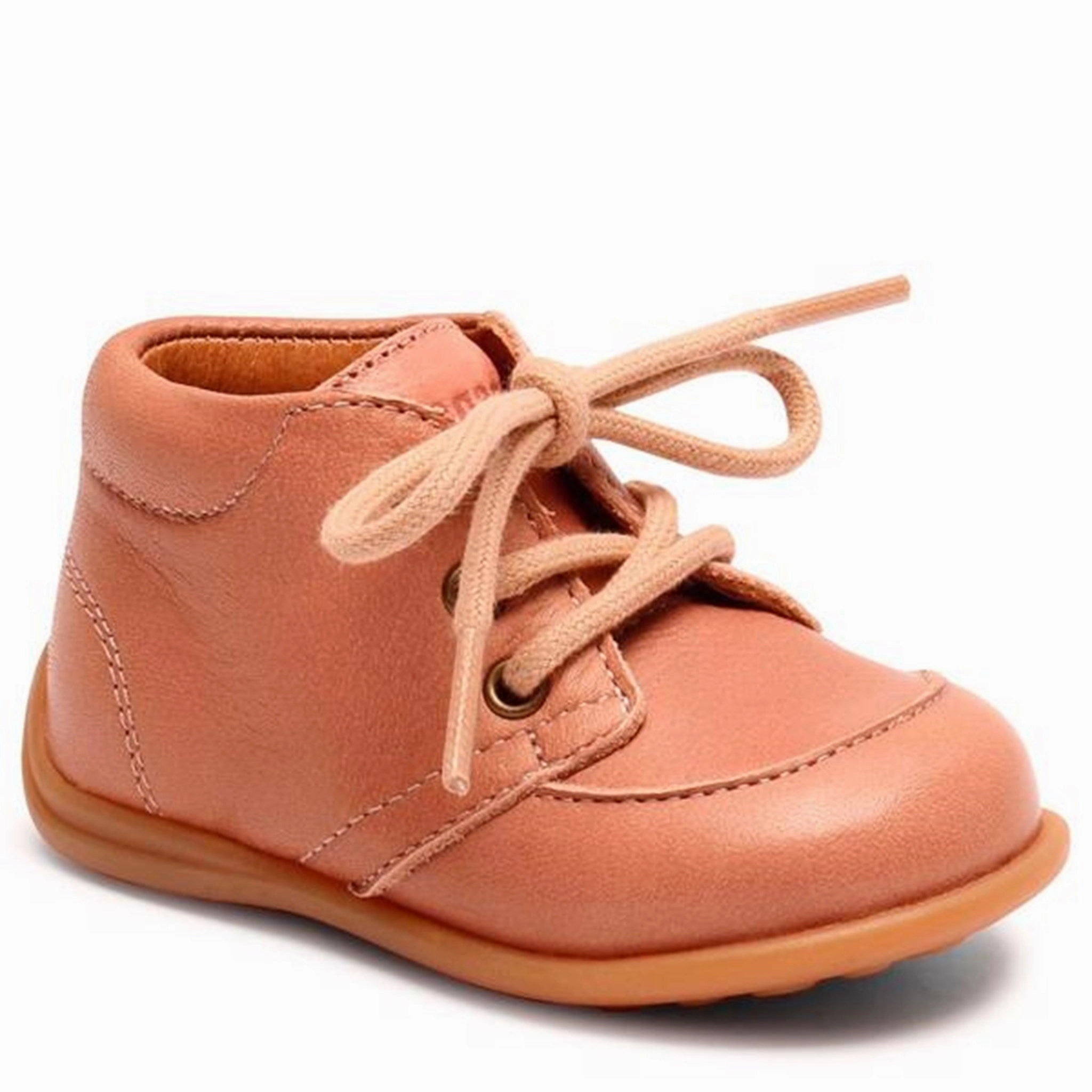 Bisgaard Prewalker Gerle Nude Beginner Shoes With Laces Kids deal