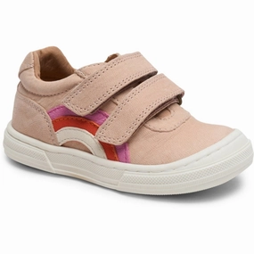 Bisgaard Rainbow Low Velcro Shoe Nude Kids Velcro Sneakers discount