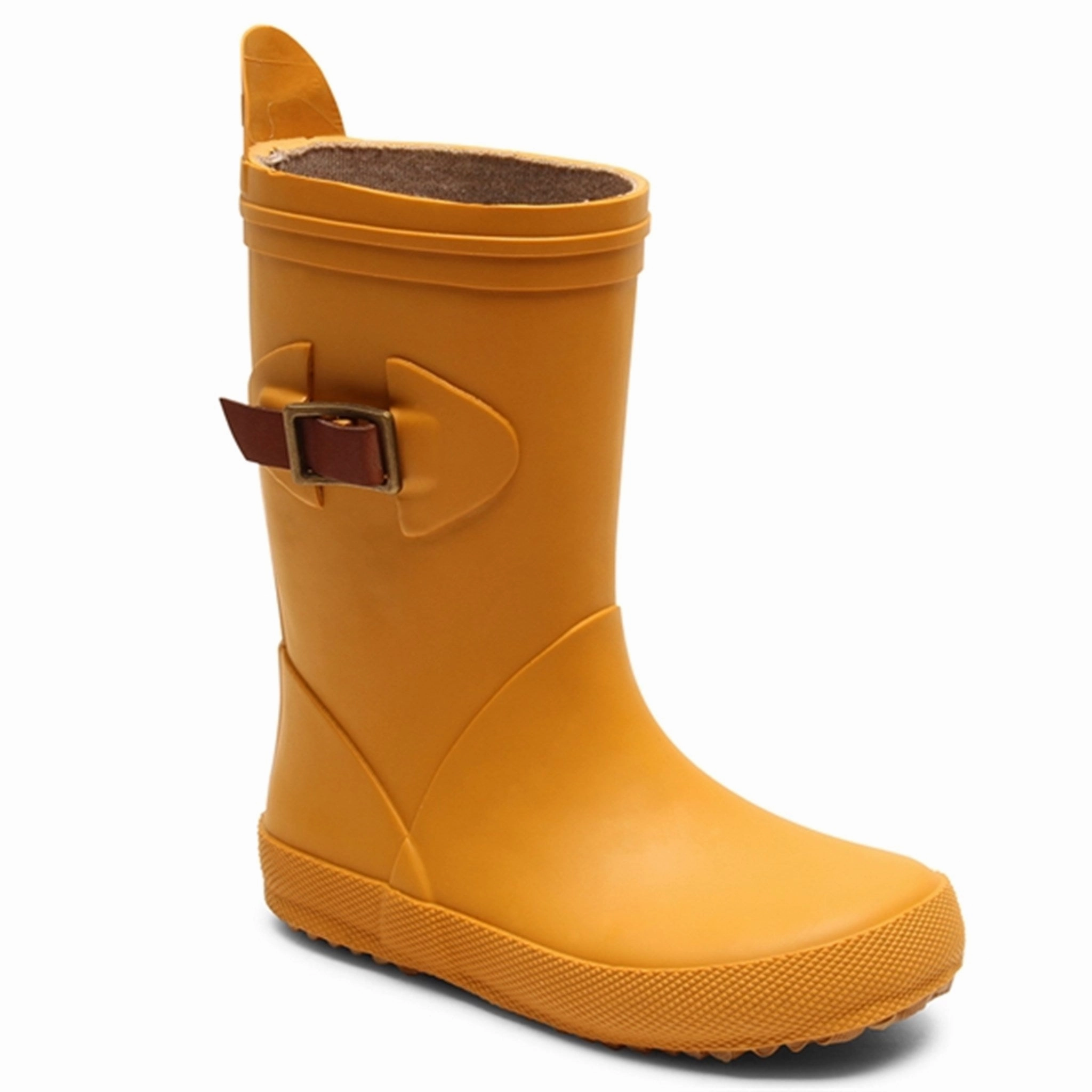 Bisgaard Rubber Boot Scandinavia Mustard Kids Rain Boots with free shipping