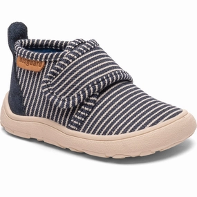 Bisgaard Sailor Navy Barefoot Basic Home Shoe House Slippers for Kids on sale