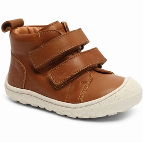 Bisgaard Sara V First Step Shoe Cognac Beginner Shoes With Velcro Kids promo