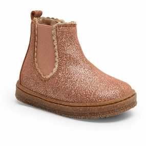 Bisgaard Sparkly Rose Siggi Lamb Beginner shoes Kids Chelsea Boots sale