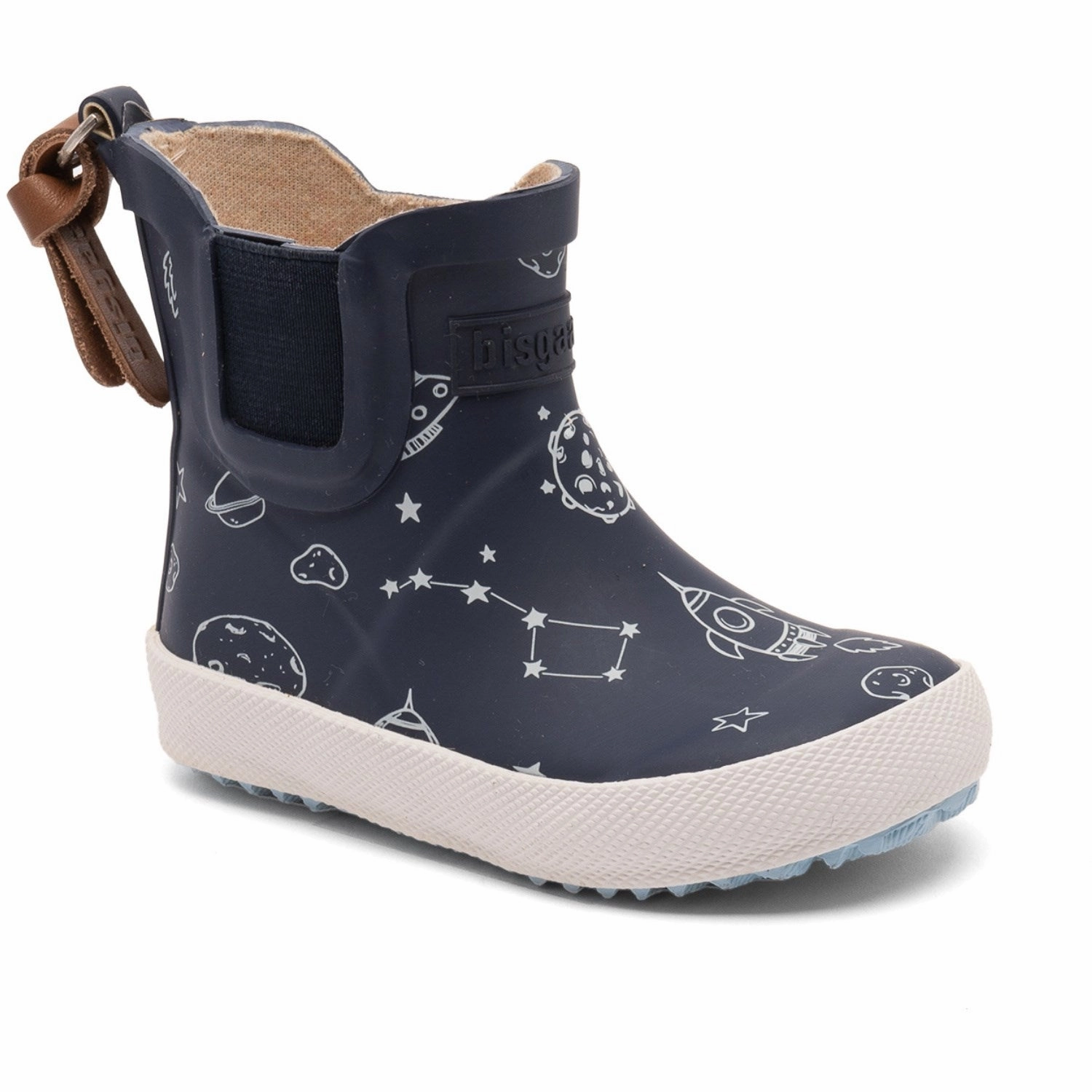 Bisgaard To The Moon Baby Rubber Boot Kids Rain Boots with free shipping