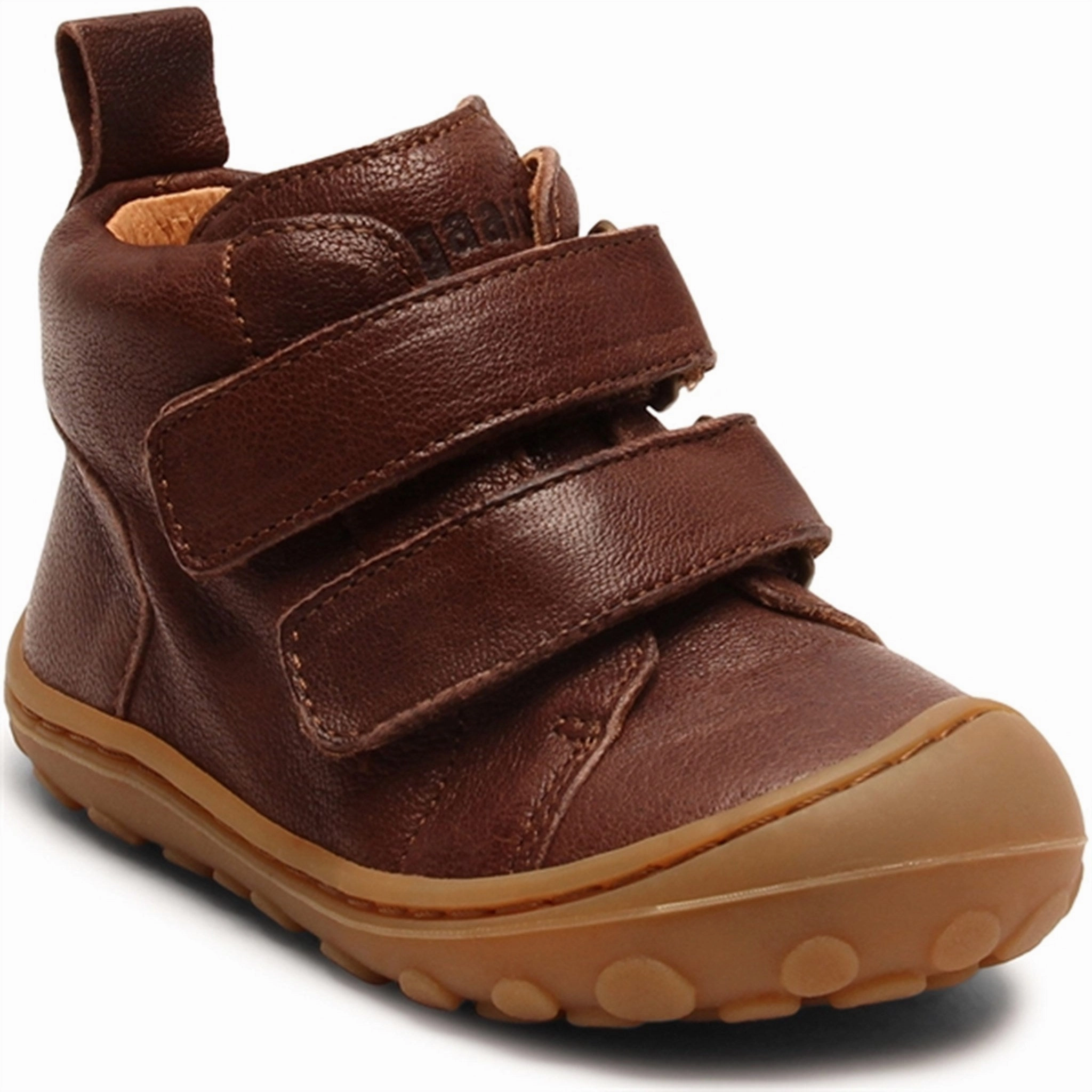 Bisgaard Umo First Step Shoe Brown Beginner Shoes With Velcro Kids promo