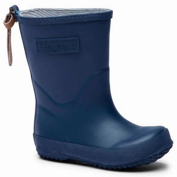 Bisgaard Wellies Basic 92001(navy) Kids Rain Boots with free shipping