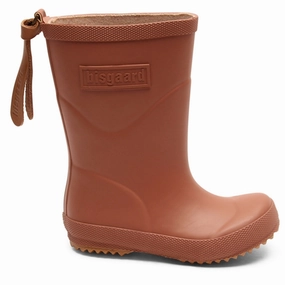 Bisgaard Wellies Basic Old Rose Kids Rain Boots with free shipping