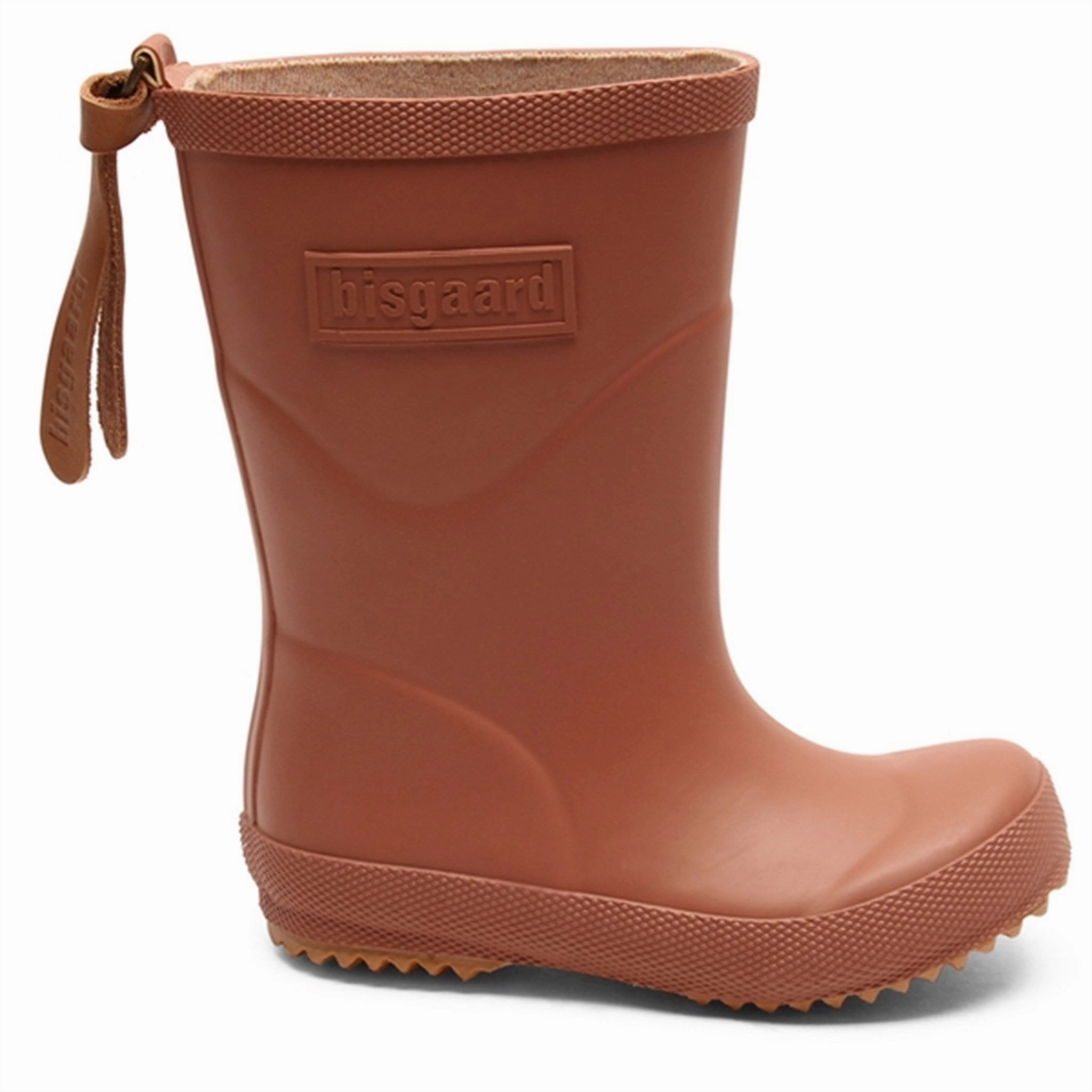 Bisgaard Wellies Basic Old Rose Kids Rain Boots with free shipping