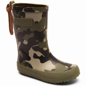 Bisgaard Wellies Fashion Camo Kids Rain Boots with free shipping