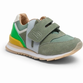 Bisgaard Winston Velcro Shoes Green Kids Velcro Sneakers discount