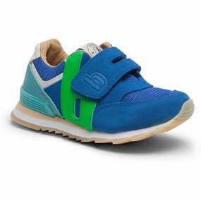 Bisgaard Winston Velcro Shoes Royal Blue Tex Sneakers Kids on sale
