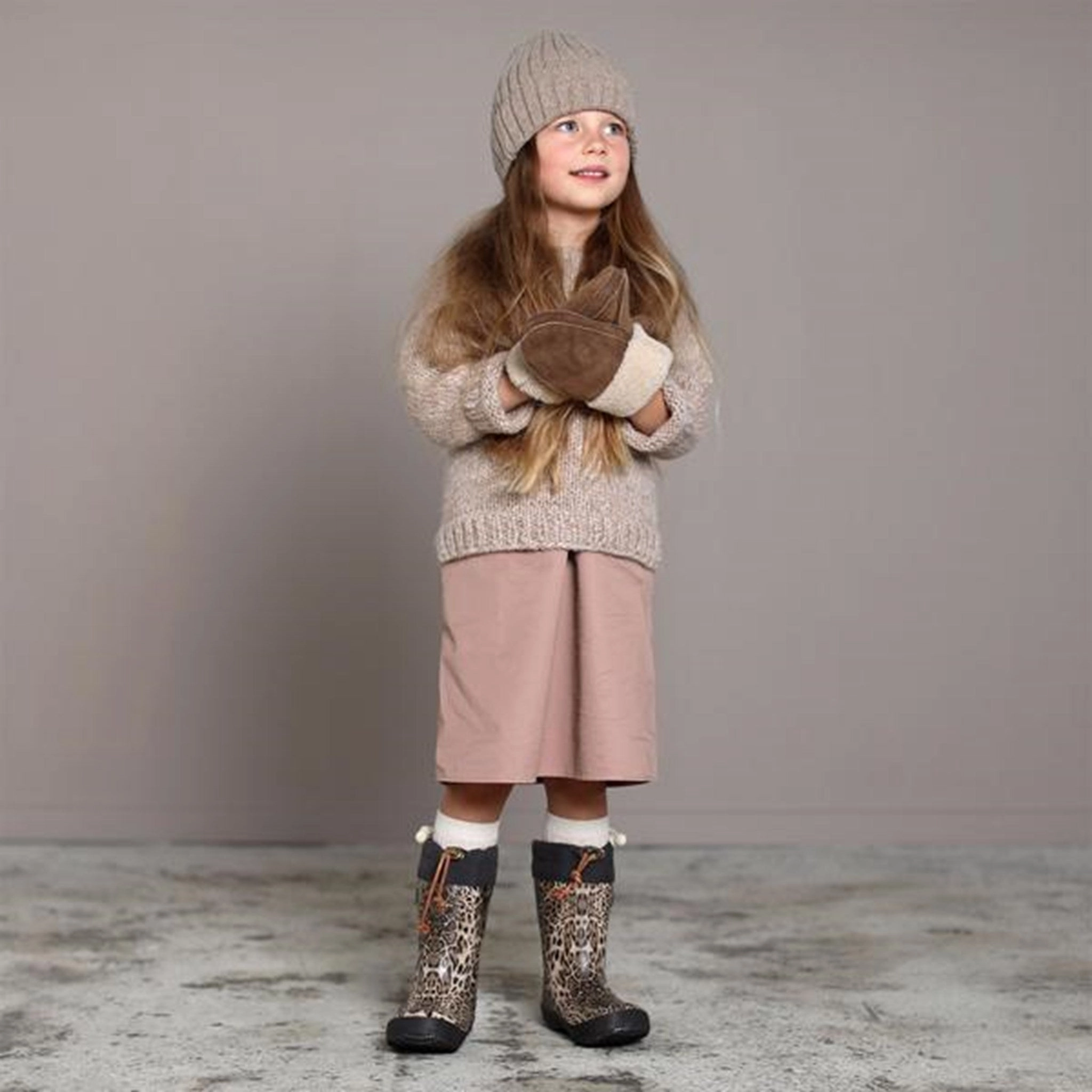 Bisgaard Winter Thermo Rubber Boots Leopard