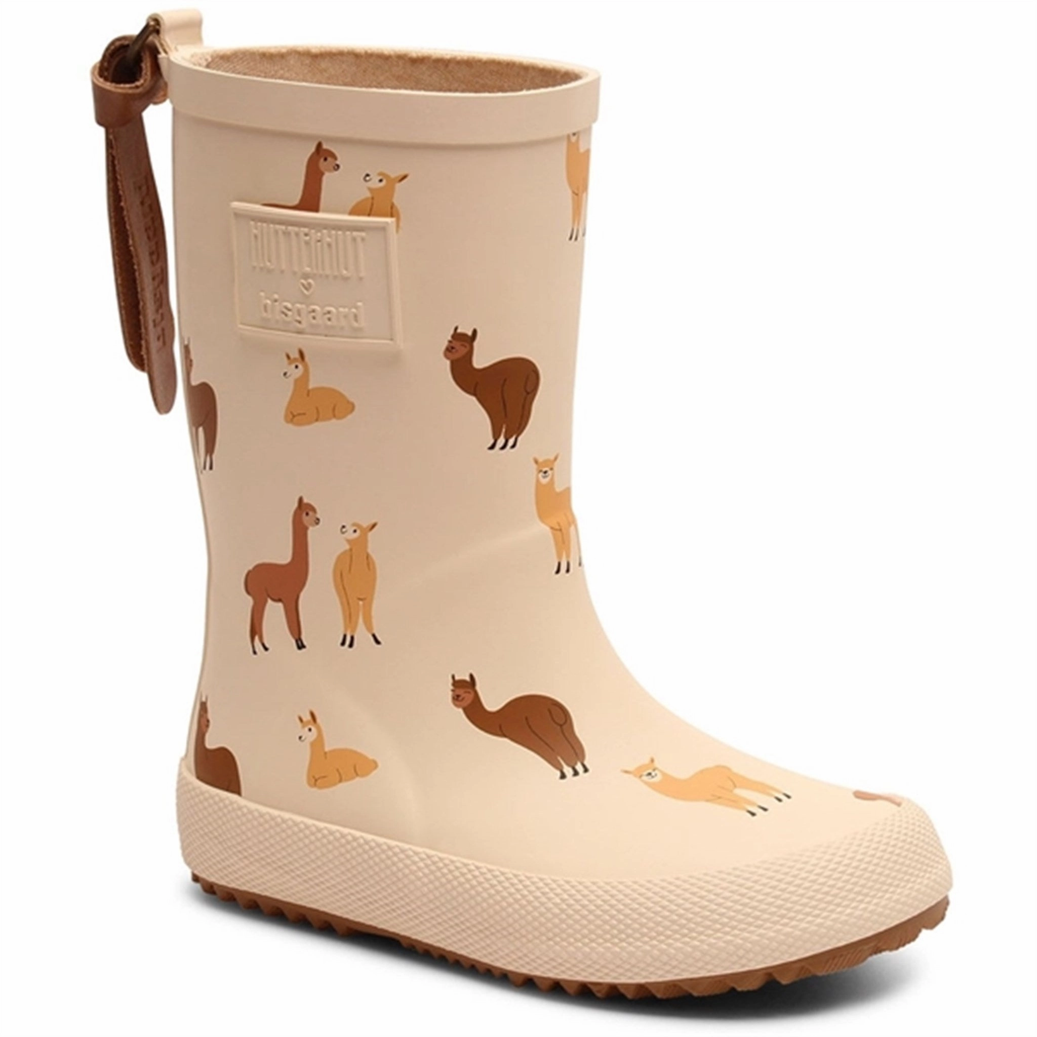 Bisgaard x Huttihut Rubber Boots Alpaca Kids Rain Boots with free shipping