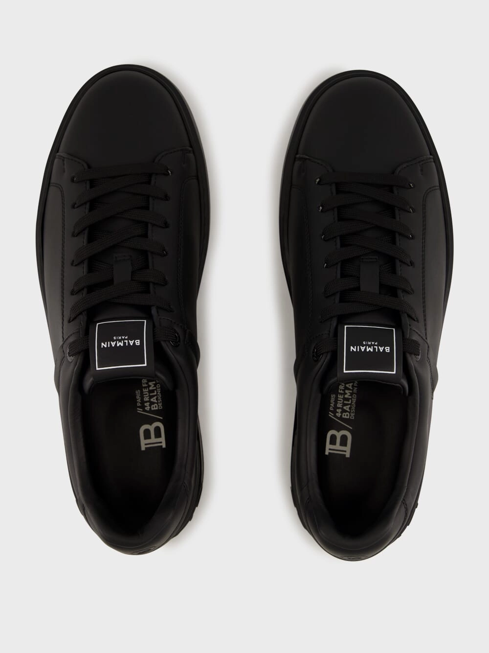 Black B-Court Calfskin Trainers